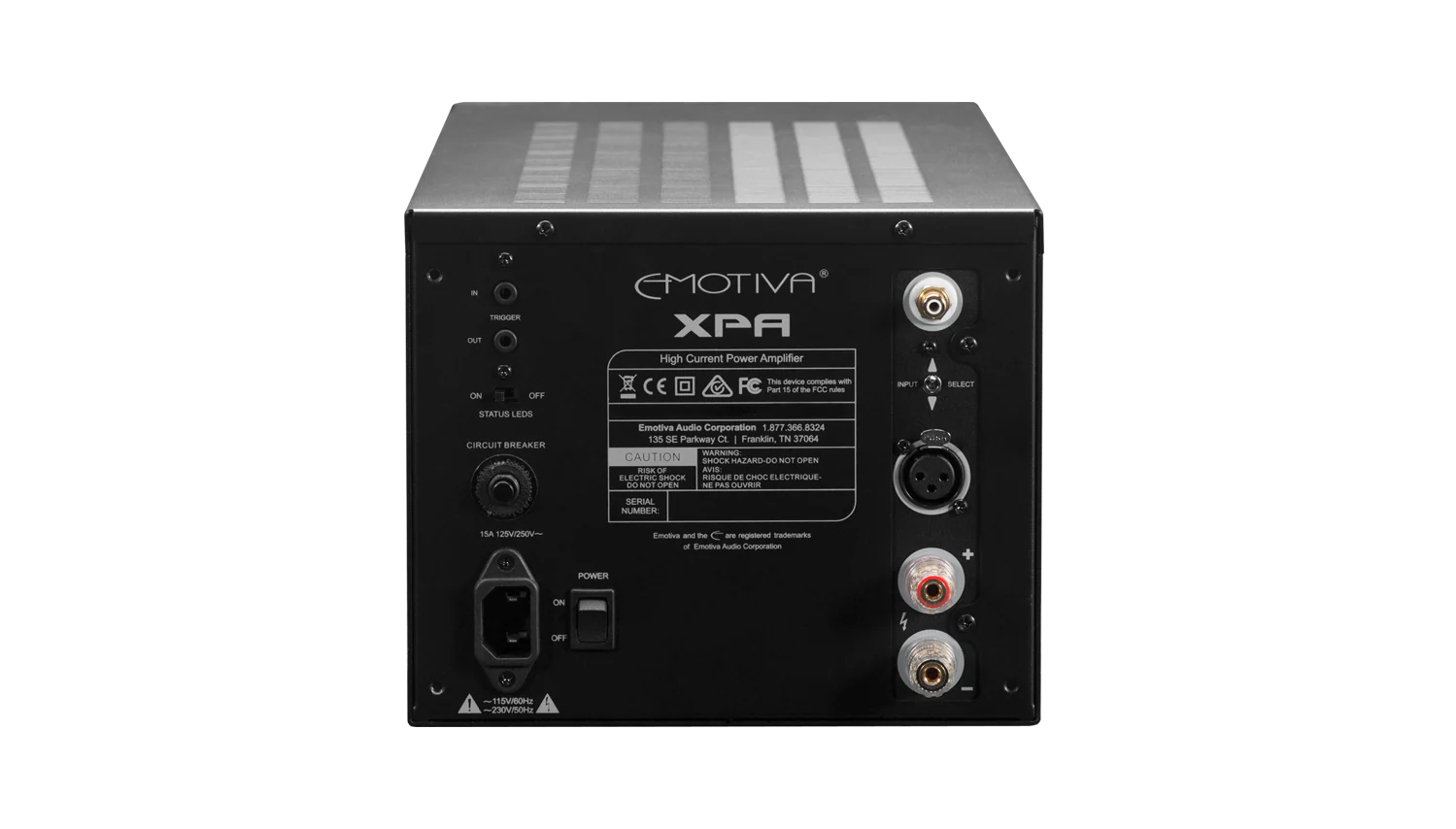 XPA HC-1 High Current Monoblock Amplifier - Image 4